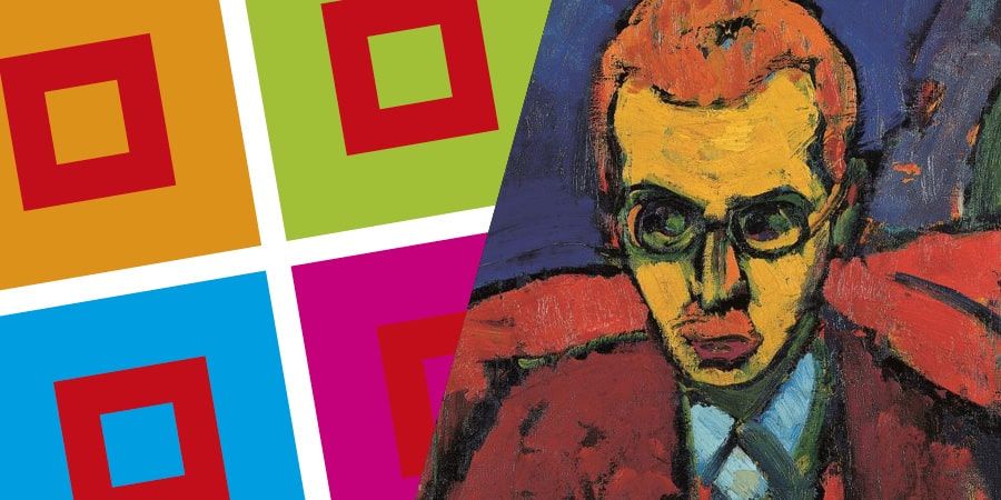 Teoria del colore. Ritratto di Johannes Itten di Hermann Stenner 1913